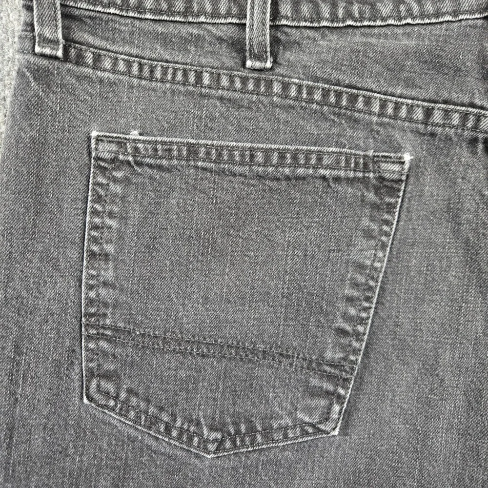 Arizona Jean Co Jeans Mens 44x30 Black Good Faded Straight Leg Denim